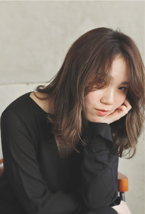 ふわっと軽いエアリーロング